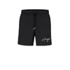 Hugo Swim Shorts With Handwritten Logo In Black