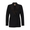 Hugo Boss Slim-fit Tuxedo Jacket In Wool-blend Twill In Black