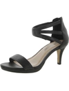 BELLA VITA EVERLY WOMENS LEATHER ANKLE STRAP PUMPS