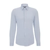 HUGO BOSS SLIM-FIT SHIRT IN PATTERNED PERFORMANCE-STRETCH FABRIC