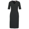 HUGO BOSS EXTRA-SLIM-FIT DRESS WITH WOVEN STRUCTURE