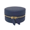 HARPER JAMES WOMEN'S CLARA ROUND JEWELRY CASE IN NAVY