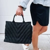 Pretty Simple Taylor Falls Tote Bag In Black In Black