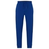 HUGO BOSS COTTON-BLEND TRACKSUIT BOTTOMS WITH SIDE-STRIPE TAPE