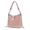 Mkf Collection By Mia K Pilar Vegan Leather Women's Shoulder Handbag In Pink