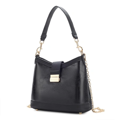 Mkf Collection By Mia K Pilar Vegan Leather Women's Shoulder Handbag In Black