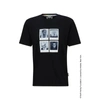 Hugo Boss Boss X Keith Haring Gender-neutral T-shirt With Photographic Artwork In Black