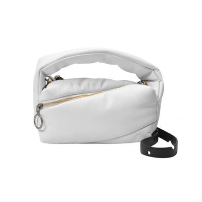Off-white Pump Pouch In White Leather