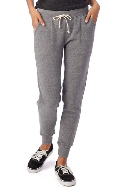 Alternative Fleece Jogger Pant In Grey