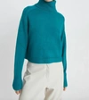 DELUC PUGLIESE TURTLENECK SWEATER IN TEAL
