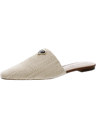 Inc The Negril Flats Womens Woven Slip On Slip On Shoes In Multi