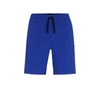 HUGO BOSS STRETCH-COTTON SHORTS WITH EMBROIDERED LOGO