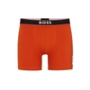 HUGO BOSS STRETCH-COTTON BOXER BRIEFS WITH STRIPES AND LOGOS