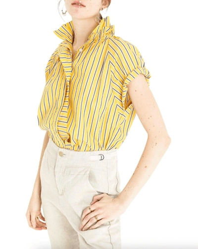 A Shirt Thing Stella Top In Yellow