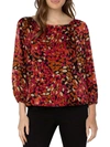 LIVERPOOL LOS ANGELES WOMENS SQUARE NECK PRINTED BLOUSE