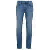 Hugo Boss Extra-slim-fit Jeans In Navy Stonewashed Stretch Denim In Blue