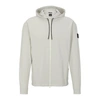 Hugo Boss Relaxed-fit Hooded Shirt In Performance-stretch Fabric In White