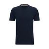 Hugo Boss Cotton-jersey T-shirt With Printed Logo In Blue