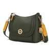 Mkf Collection By Mia K Maggie Vegan Leather Crossbody Handbag In Green