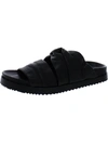 3.1 PHILLIP LIM / フィリップ リム TWISTED WOMENS LEATHER KNOT FRONT POOL SLIDES