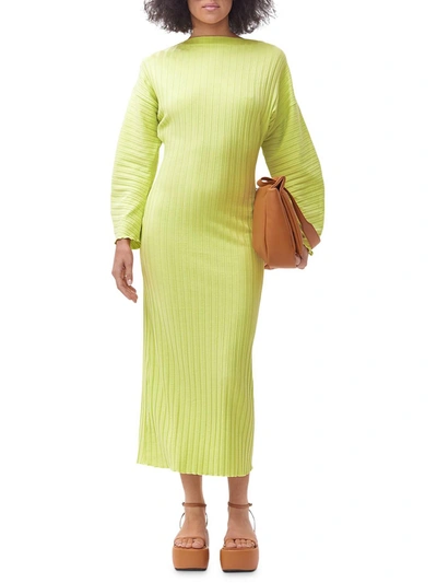 simon miller knit dress Spiral Knit Dress XS / Black-Macadamia
