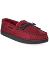 CLUB ROOM MENS SLIP ON FLAT MOCCASIN SLIPPERS