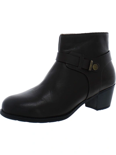 Propét Topaz Womens Zipper Ankle Boots In Brown