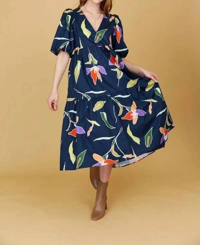 Crosby By Mollie Burch Brawley Dress In Blue Lily