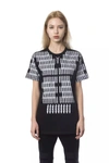 Nicolo Tonetto Round Neck Printed T-shirt In Blue