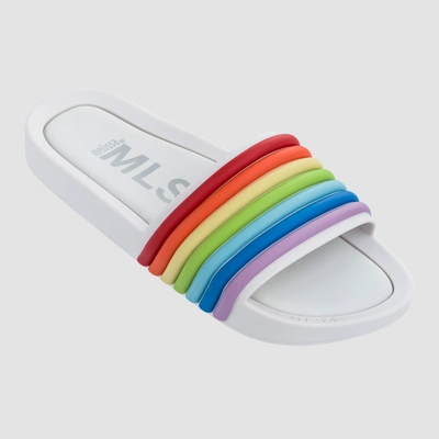Melissa Beach 3db Rainbow In White