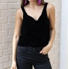 Tart Collections Fern Top In Black In Black