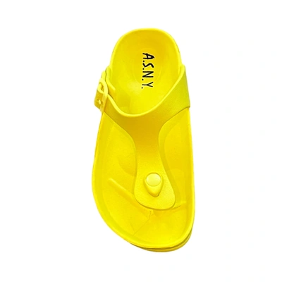 Andrew By Andrew Stevens Amira Sandal In Yellow