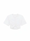 Shop A.l.c Johanna Cotton Jersey Tee In White