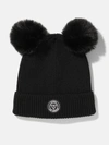 GUESS FACTORY DOUBLE POM BEANIE