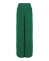 Off-white Plisse Pants In Green