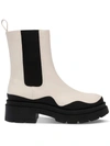 Wild Pair Grayce Womens Lug Sole Leather Booties In Multi