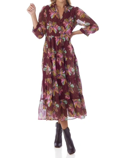 Crosby By Mollie Burch Macrostie Dress In Gallery Floral In Red