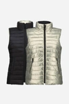 JOSEPH RIBKOFF REVERSIBLE VEST IN BLACK