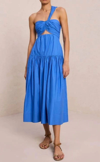 A.l.c Aubrey Cotton Dress In Coastal Blue