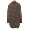 Hugo Boss Houndstooth Relaxed-fit Blouse With Inner Slip In Multi