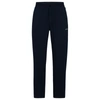 Hugo Boss Waffle Pajama Bottoms With Logo Embroidery In Dark Blue