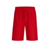 Hugo Boss Regular-fit Shorts With Decorative Reflective Pattern In Red