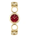 Ferragamo Gancino Bracelet Watch Woman Wrist Watch Gold Size Onesize Stainless Steel In Multi