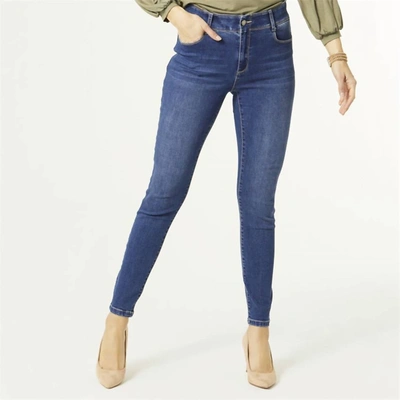 Coco + Carmen Omg Zoey Zip Skinny Jeans In Blue