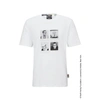 Hugo Boss X Keith Haring T-shirt With Photographic Artwork In White