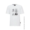 Hugo Boss Boss X Keith Haring Gender-neutral T-shirt With Photographic Artwork In White