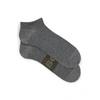 Hugo Boss Two-pack Of Ankle Socks In A Cotton Blend In Grey