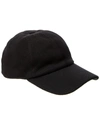 The Row Caspian Silk-piqué Baseball Cap In Black