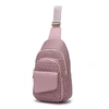 Mkf Collection By Mia K Kace M Logo Printed Vegan Leather Women's Sling Bag In Purple