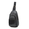 Mkf Collection By Mia K Kace M Logo Printed Vegan Leather Women's Sling Bag In Black